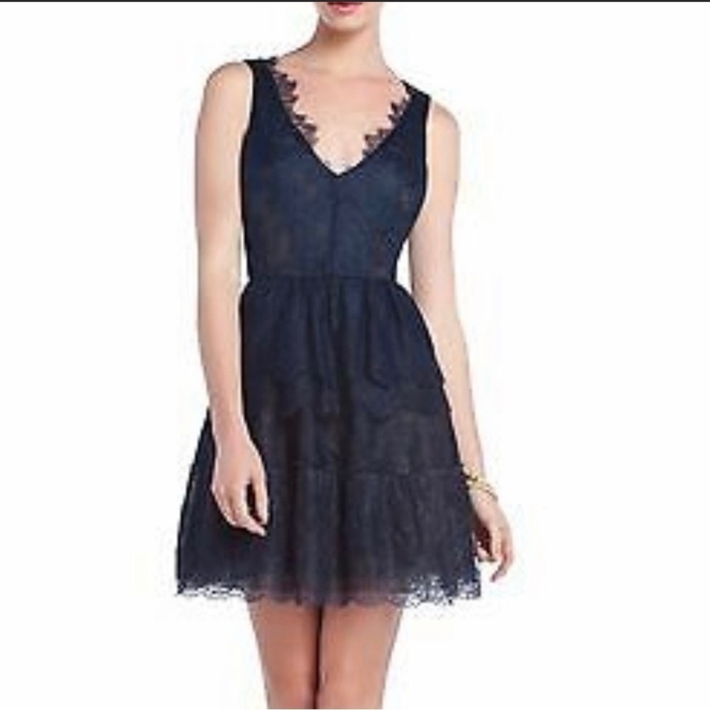 BCBGMaxazria Cocktail / Date Night STUNNING Navy Dress